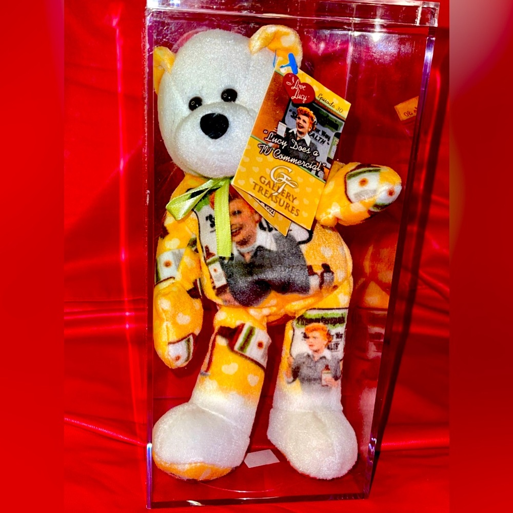NIBWT Gallery Treasures Limited Edition I Love Lucy Episode 30 Beanie Bear.
